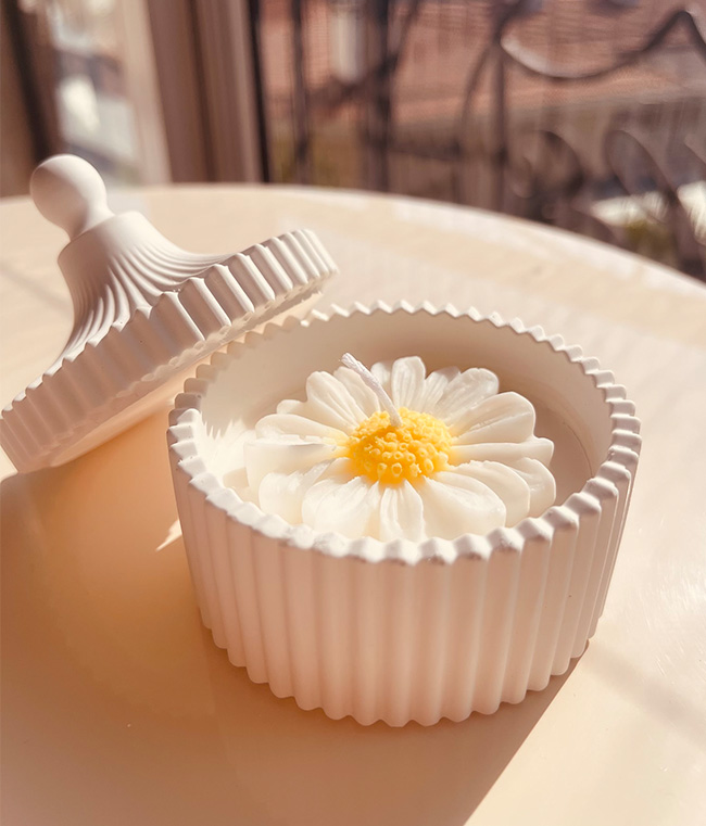 taş tozu ve mum ile ince ve özel dokunuşlar